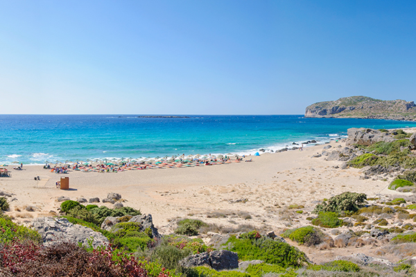 Falassarna Beach på Kreta